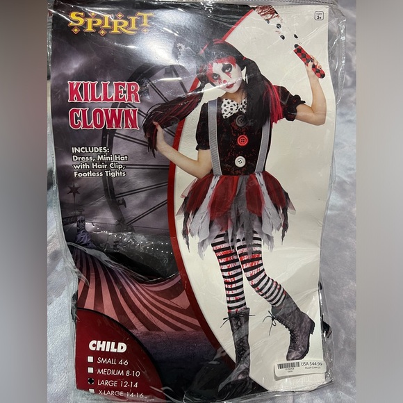 Killer Clown Coatume - Picture 2 of 2